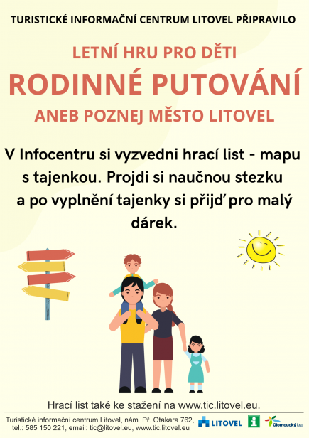 Rodinné putování aneb poznej město Litovel s TECHNIKIÁDOU